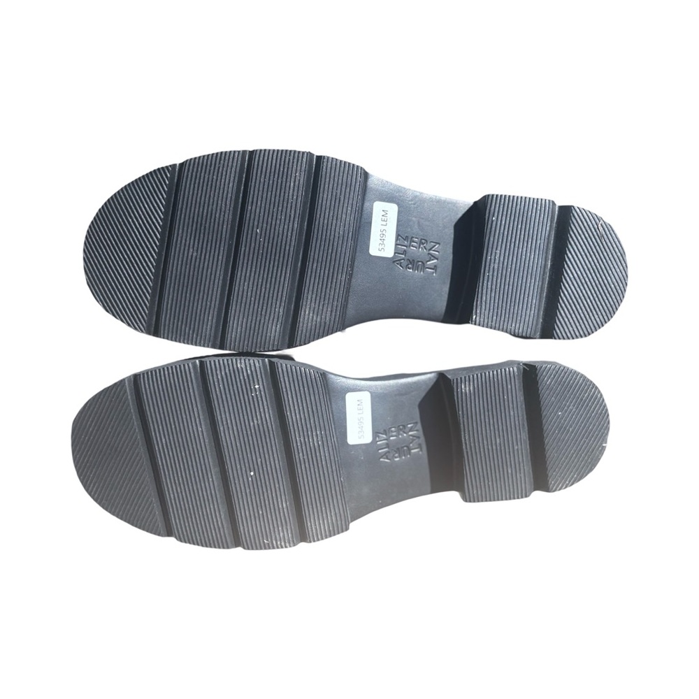 AUXZUR NAT Navy Patent Loafers | Size 39 US 8.5-9 Women’s - Picture 6 of 13